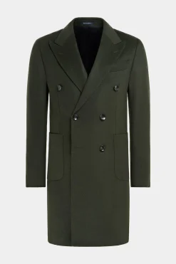 SUITSUPPLY Mantel Grün-Männlich Elegante Mäntel