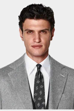 SUITSUPPLY Mantel Hellgrau-Männlich Elegante Mäntel