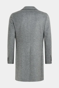 SUITSUPPLY Mantel Hellgrau-Männlich Elegante Mäntel