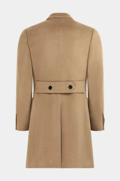 SUITSUPPLY Mantel Mittelbraun-Männlich Elegante Mäntel