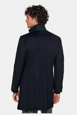 SUITSUPPLY Mantel Navy-Männlich Elegante Mäntel