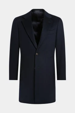 SUITSUPPLY Mantel Navy-Männlich Elegante Mäntel