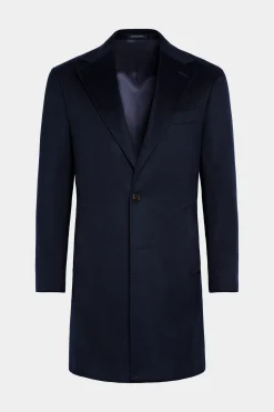 SUITSUPPLY Mantel Navy-Männlich Elegante Mäntel