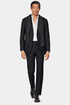 SUITSUPPLY Napoli Ganzjahresanzug Dunkelgrau-Männlich Business Anzüge