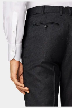 SUITSUPPLY Napoli Ganzjahresanzug Dunkelgrau-Männlich Business Anzüge