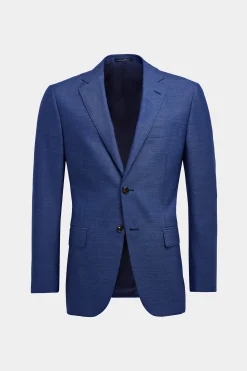 SUITSUPPLY Napoli Ganzjahresanzug Mittelblau-Männlich Business Anzüge