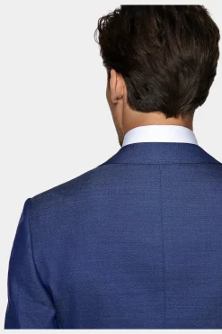 SUITSUPPLY Napoli Ganzjahresanzug Mittelblau-Männlich Business Anzüge