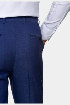 SUITSUPPLY Napoli Ganzjahresanzug Mittelblau-Männlich Business Anzüge