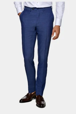 SUITSUPPLY Napoli Ganzjahresanzug Mittelblau-Männlich Business Anzüge