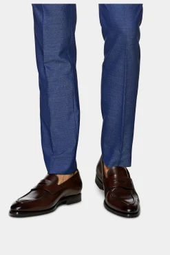 SUITSUPPLY Napoli Ganzjahresanzug Mittelblau-Männlich Business Anzüge
