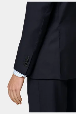 SUITSUPPLY Napoli Ganzjahresanzug Navy-Männlich Hochzeitsanzüge