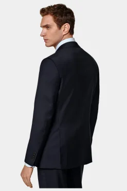 SUITSUPPLY Napoli Ganzjahresanzug Navy-Männlich Hochzeitsanzüge