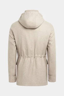 SUITSUPPLY Parka Hellbraun Gepolstert-Männlich Casual Jacken