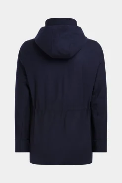 SUITSUPPLY Parka Navy Gepolstert-Männlich Casual Jacken