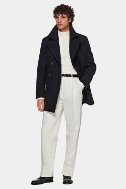 SUITSUPPLY Peacoat Navy-Männlich Elegante Mäntel