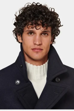 SUITSUPPLY Peacoat Navy-Männlich Elegante Mäntel