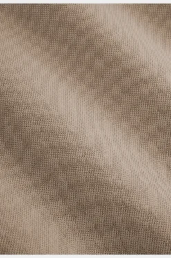 SUITSUPPLY Piquè-Popover Hellbraun Extra Slim Fit-Männlich Casual Hemden