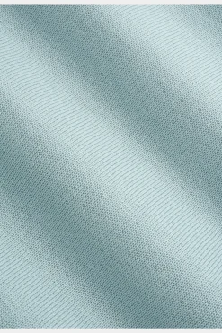 SUITSUPPLY Poloshirt Hellblau Knopffrei-Männlich Poloshirts