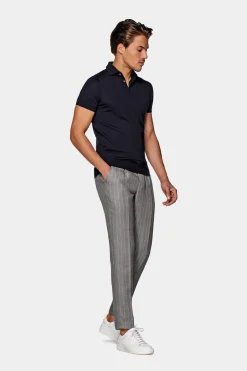 SUITSUPPLY Poloshirt Navy-Männlich Poloshirts