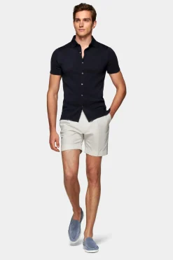 SUITSUPPLY Poloshirt Navy-Männlich Poloshirts