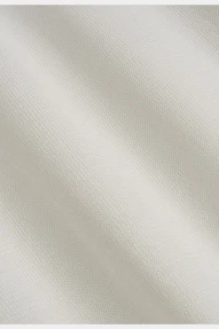 SUITSUPPLY Poloshirt Off-White Langarm Knopffrei-Männlich Poloshirts