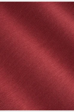 SUITSUPPLY Poloshirt Rot Knopffrei-Männlich Poloshirts