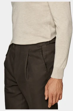 SUITSUPPLY Poloshirt Sand Langarm-Männlich Poloshirts