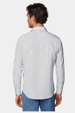 SUITSUPPLY Popeline-Hemd Dunkelblau Slim Fit-Männlich Casual Hemden