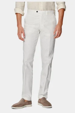 SUITSUPPLY Porto Chino Off-White-Männlich Jeans & Casual Hosen