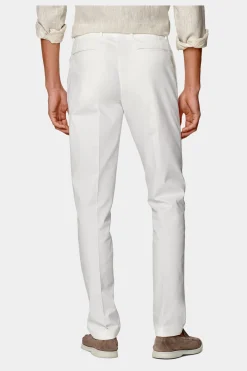 SUITSUPPLY Porto Chino Off-White-Männlich Jeans & Casual Hosen