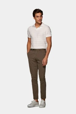 SUITSUPPLY Porto Chino Taupe-Männlich Jeans & Casual Hosen