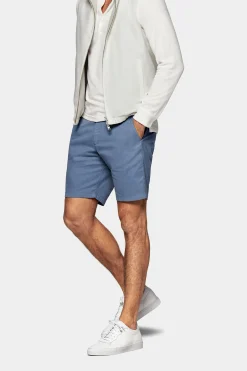 SUITSUPPLY Porto Shorts Hellblau-Männlich Shorts