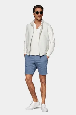 SUITSUPPLY Porto Shorts Hellblau-Männlich Shorts