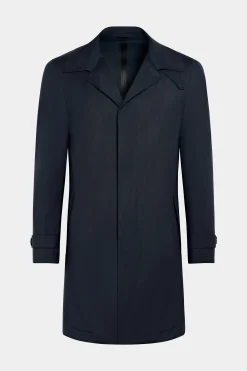 SUITSUPPLY Regenmantel Navy-Männlich Wasserabweisende Mäntel