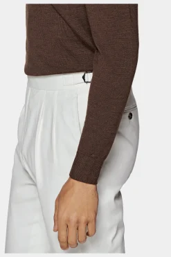 SUITSUPPLY Rollkragen Dunkelbraun-Männlich Rollkragen