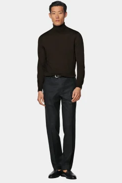 SUITSUPPLY Rollkragen Dunkelbraun-Männlich Rollkragen