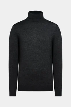 SUITSUPPLY Rollkragen Dunkelgrau-Männlich Rollkragen