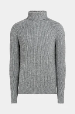 SUITSUPPLY Rollkragen Grau-Männlich Rollkragen