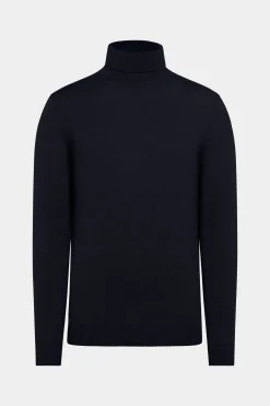 SUITSUPPLY Rollkragen Navy-Männlich Rollkragen
