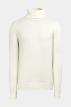 SUITSUPPLY Rollkragen Off-White-Männlich Rollkragen