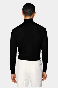 SUITSUPPLY Rollkragen Schwarz-Männlich Rollkragen