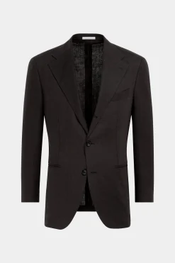 SUITSUPPLY Roma Anzug Dunkelbraun-Männlich Casual Anzüge