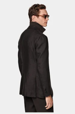SUITSUPPLY Roma Anzug Dunkelbraun-Männlich Casual Anzüge