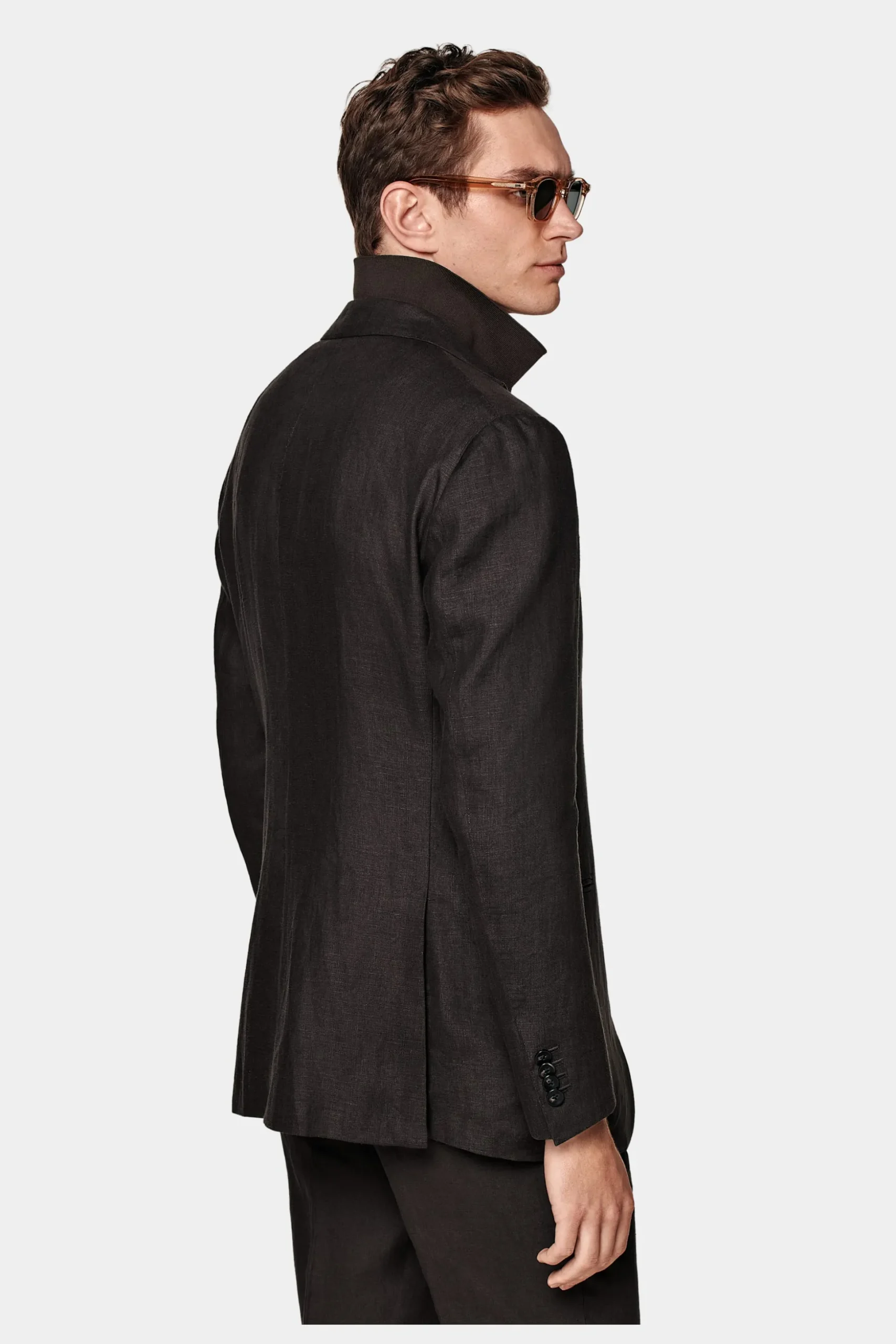 SUITSUPPLY Roma Anzug Dunkelbraun-Männlich Casual Anzüge