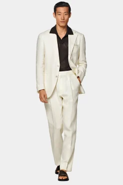 SUITSUPPLY Roma Anzug Off-White-Männlich Casual Anzüge