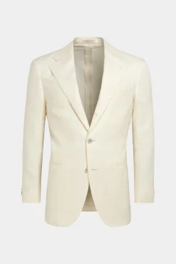 SUITSUPPLY Roma Anzug Off-White-Männlich Casual Anzüge