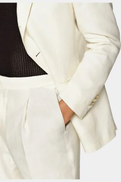 SUITSUPPLY Roma Anzug Off-White-Männlich Casual Anzüge