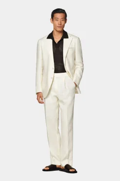 SUITSUPPLY Roma Anzug Off-White-Männlich Casual Anzüge