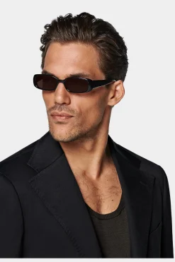 SUITSUPPLY Roma Anzug Schwarz-Männlich Casual Anzüge