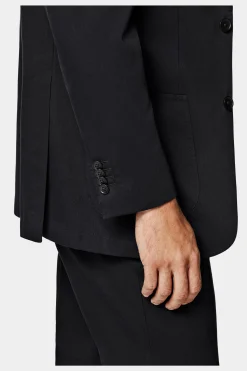 SUITSUPPLY Roma Anzug Schwarz-Männlich Casual Anzüge